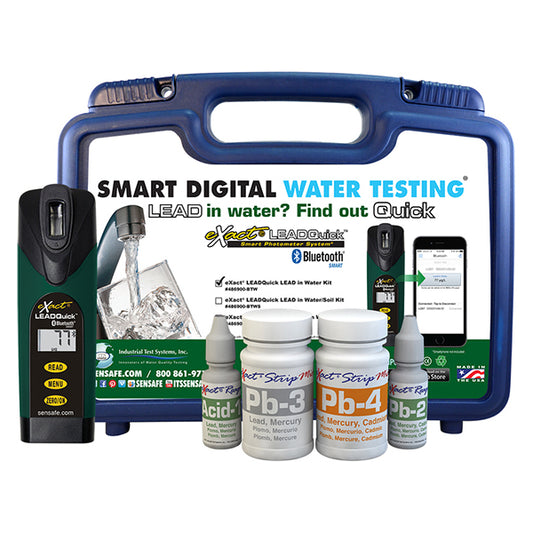 eXact® LEADQuick® w/Bluetooth® Water Test Kit Smart Photometer System | 486700-BT-W