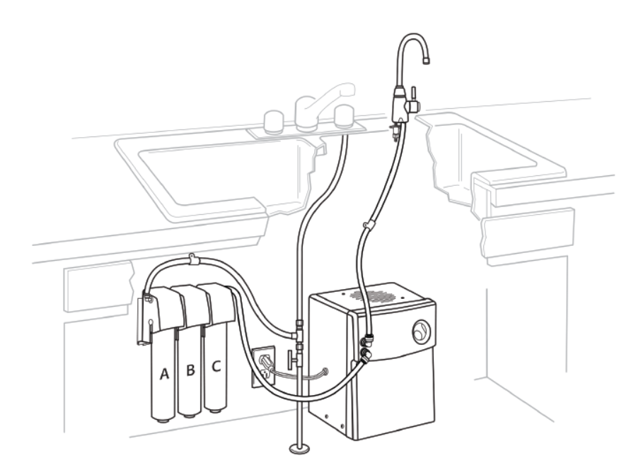 Chiller Installed Drawing
